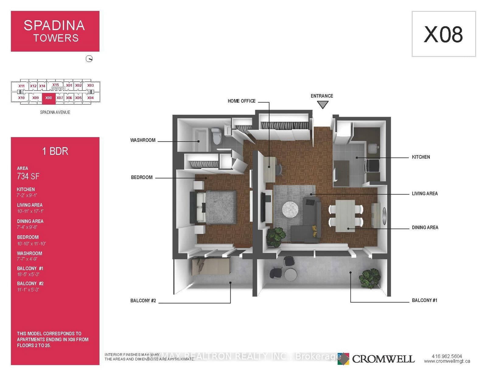 666 Spadina Avenue, Unit 1408 thumbnail 11