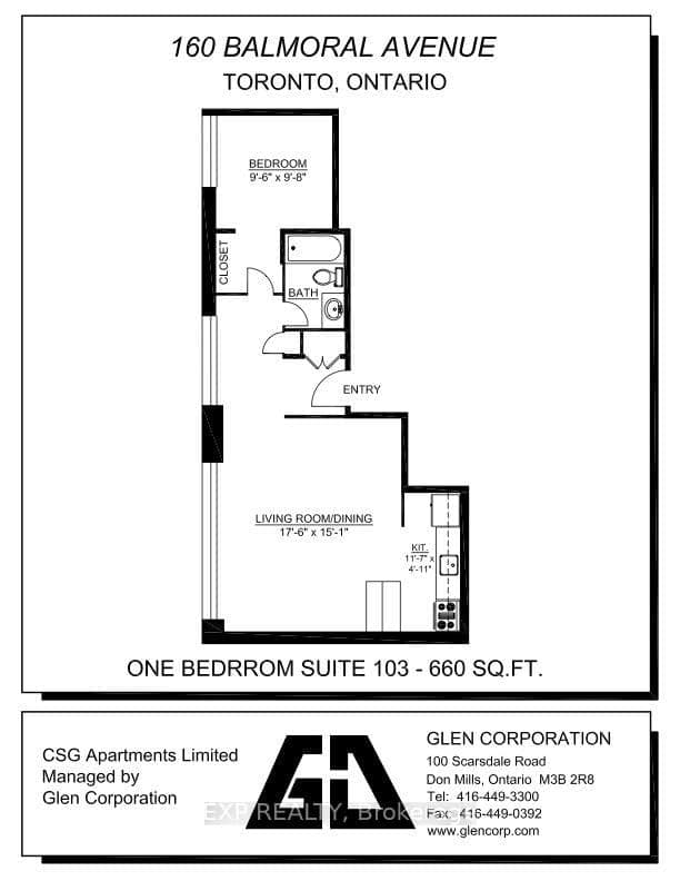 160 Balmoral Avenue, Unit 103 thumbnail 3