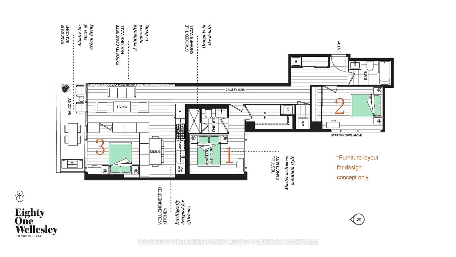 81 Wellesley Street E, Unit 305-Den thumbnail 20