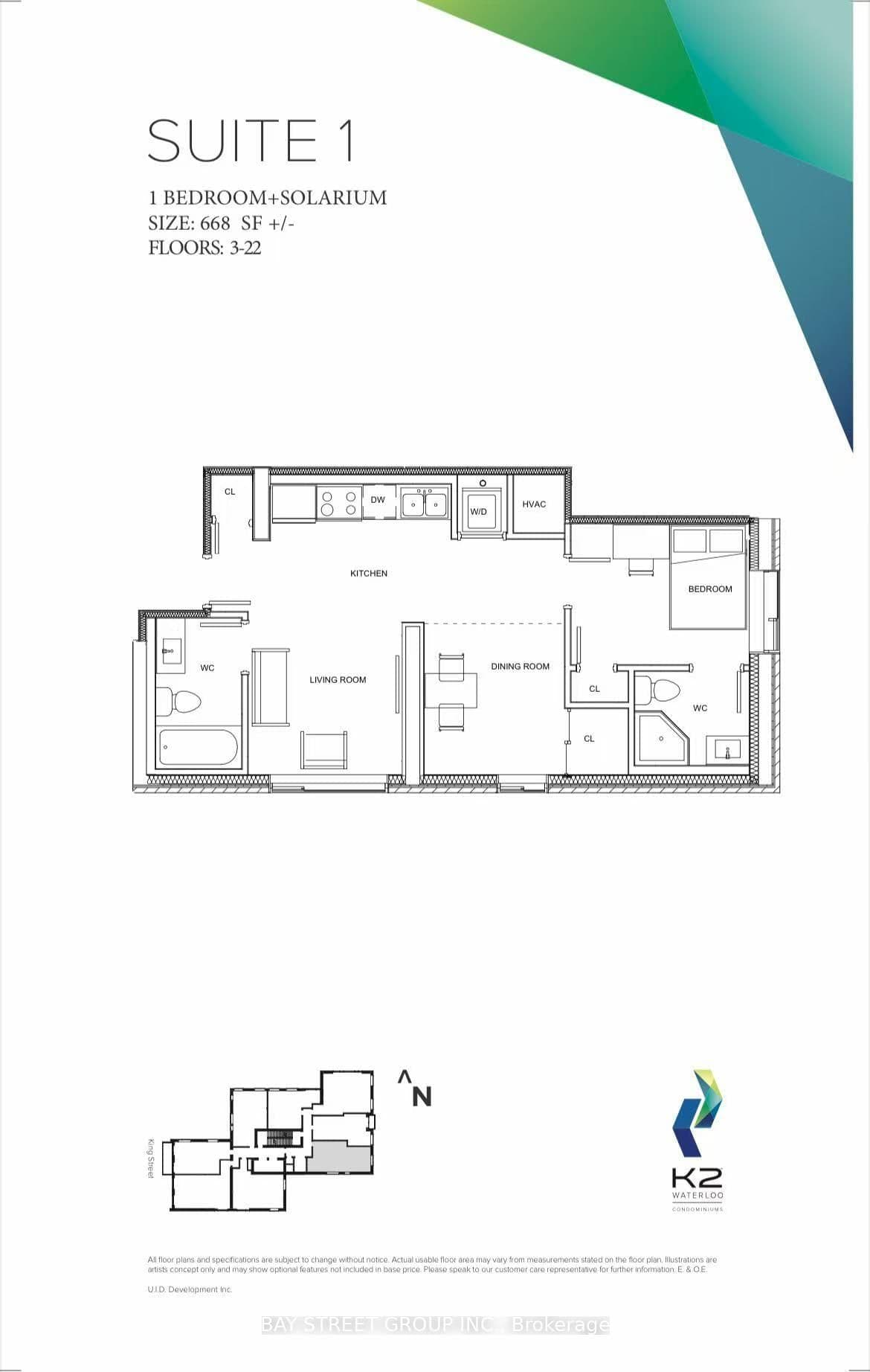 158 King Street N Street, Unit 1501 - Image 1
