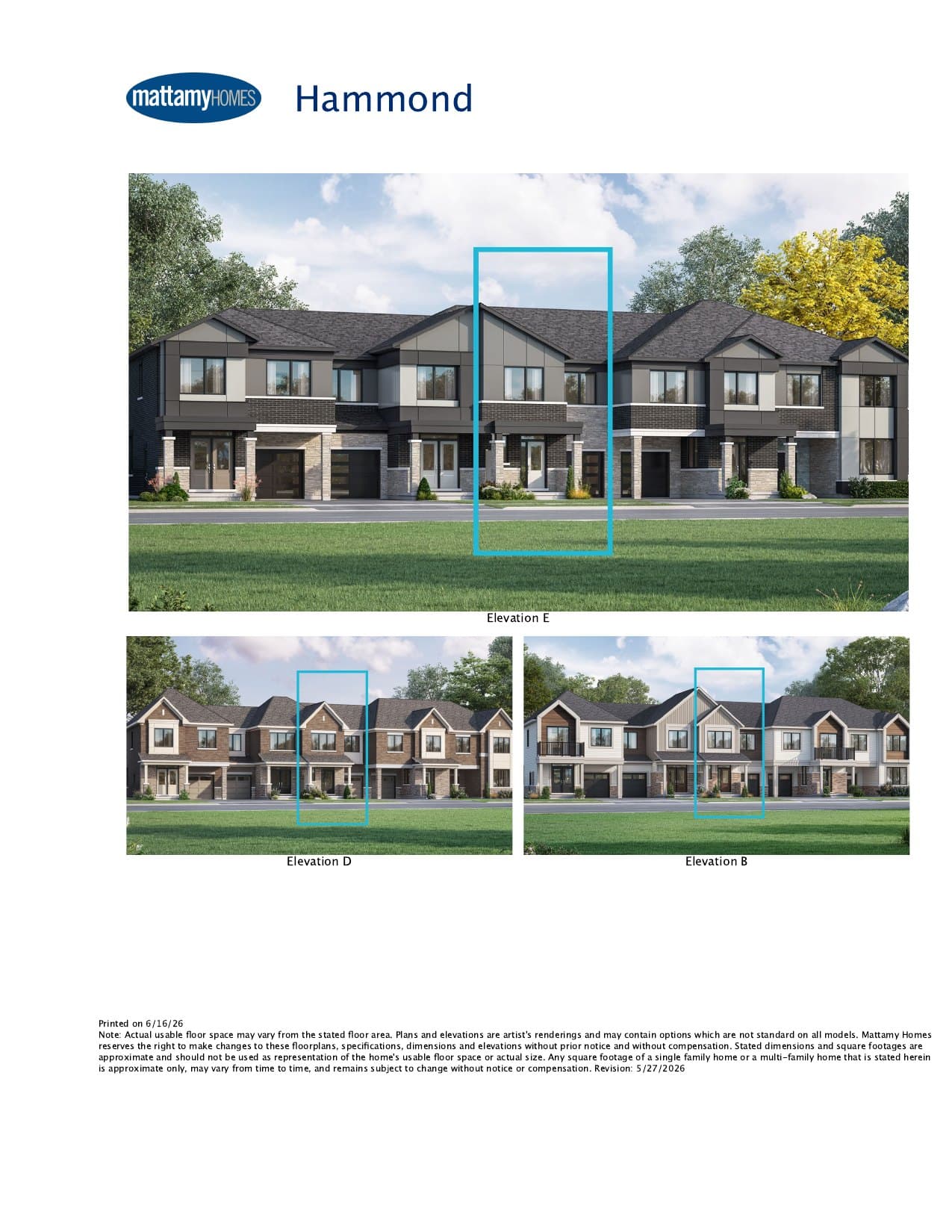Hammond Floor Plan at Ashburn Hills Homes - 1690 sq.ft