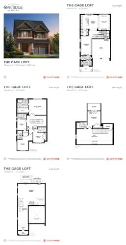 Gage with Loft floor plan