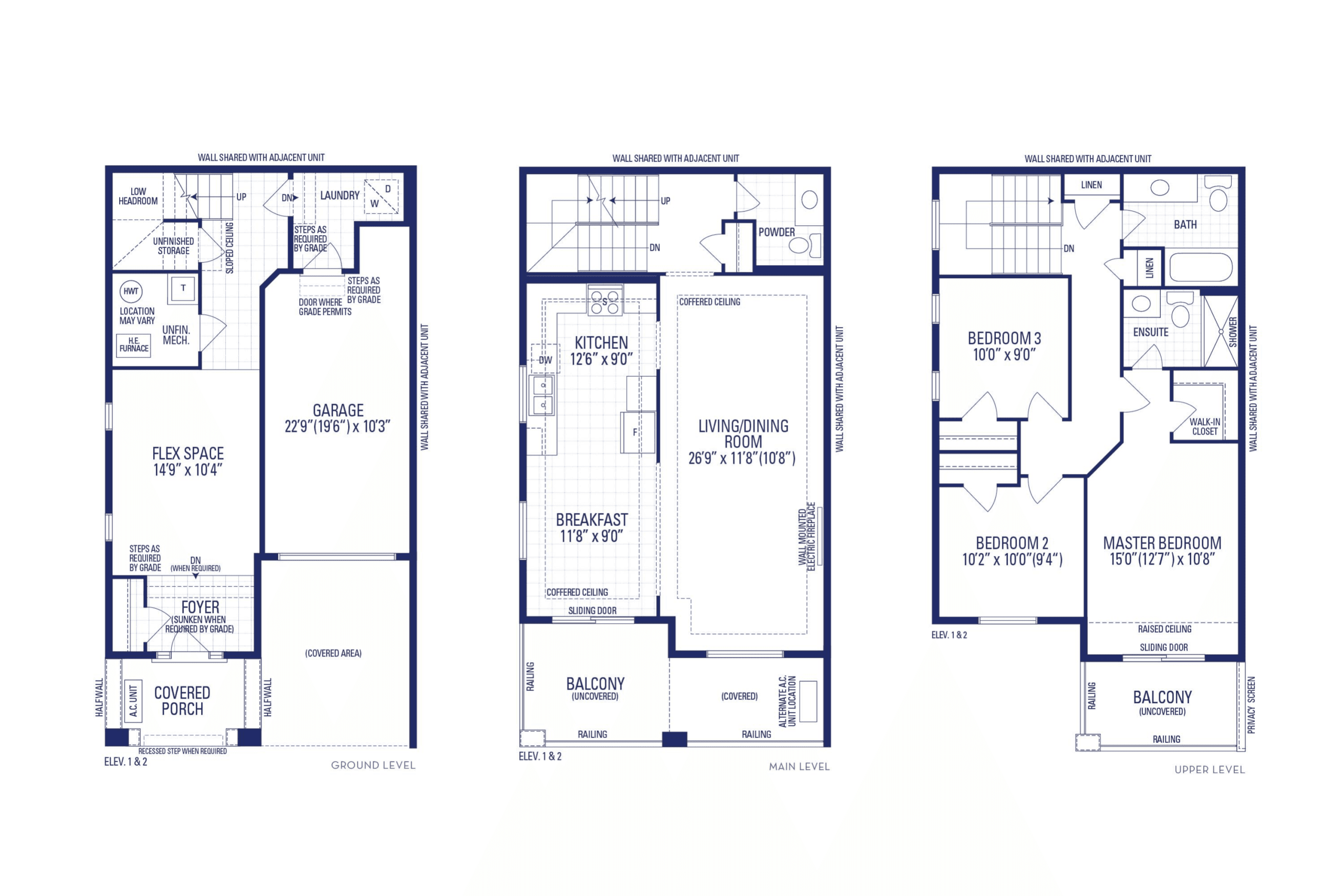 Verona 6E Floor Plan at Unity Towns by Starlane Home Corporation -  sq.ft