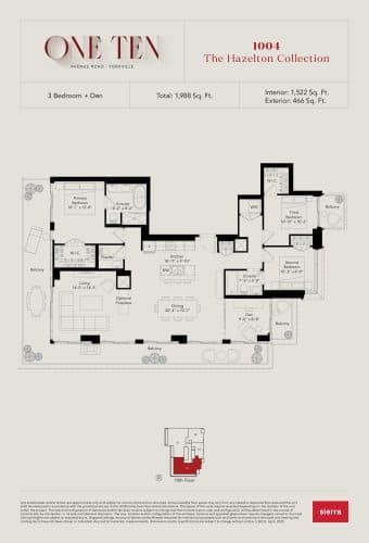 1004 (The Hazelton Collection) - Signature Series floor plan